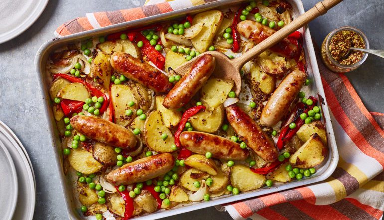 Sausage Tray Bake
