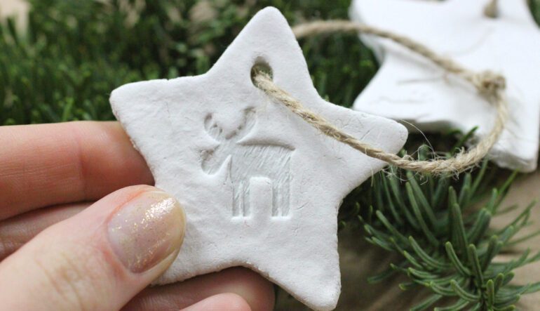 Make Beautiful Christmas Decorations with Air-Drying Clay
