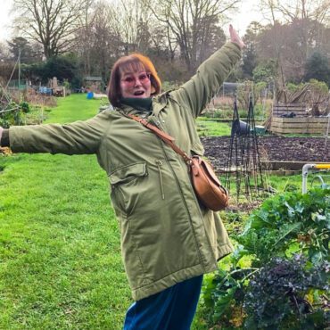 Angela Unveils Her Christmas Gift: An Allotment!
